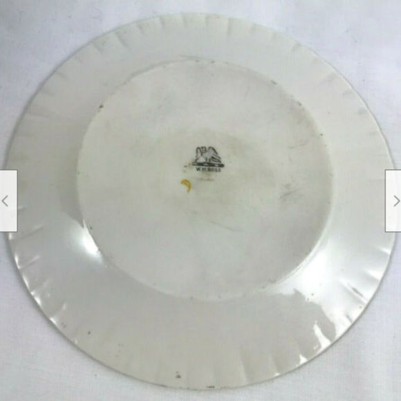 Vtg ST IVES Crest Collectible 5-3/4" China Saucer Plate by W.H. Goss - Picture 2 of 3